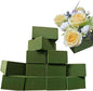 12Pack Square Floral Foam Blocks – Strong Water Absorption & Moisture Retention Easy to Cut & Shape Wet & Dry Use, Ideal for Weddings DIY Crafts Florists Home Decor & Artificial Flower Arrangements