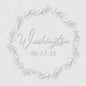 Personalized Wedding Embosser | Custom Made with Initials or Monograms for Couples | Elegant Designs for Stationery, Invitations, Napkins, and More (Design 4)