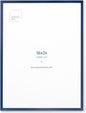 Opposite Wall - 18x24 in - Real Wood Blue Picture Frame - Lightweight, Versatile & Shatterproof - Wall Hanging Poster or Photo Frame - Wall Decor for Office, Gallery & Home