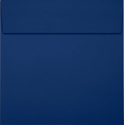 LUXPaper Square Invitation Envelopes | Peel & Press | 6" x 6" | Navy Blue | 80lb. Text | 50 Qty