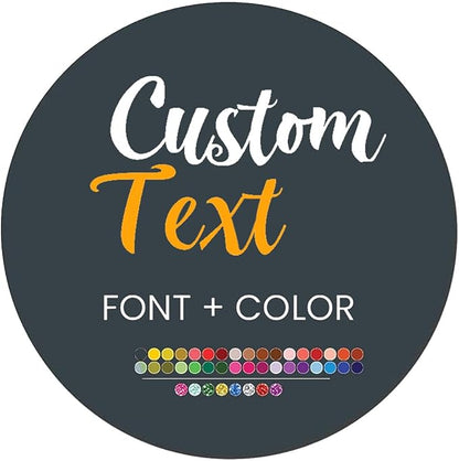 Custom Stickers for Weddings, Birthdays & Businesses - Personalized Labels with Your Logo - Waterproof, Fade and Heat Resistant - Pack of 100-1000 (Custom Text, 3.5 Inch)