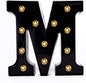 Foaky Black LED Marquee Number Lights Sign Light Up Marquee Number Lights Sign for Night Light Wedding Birthday Party Battery Powered Christmas Lamp Home Bar Decoration