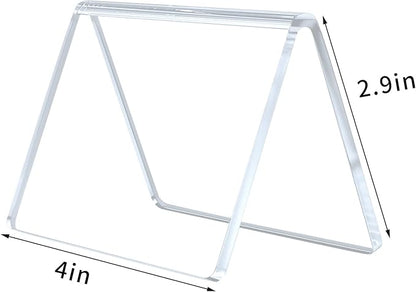 AITEE Mini Tabletop Chalkboard Signs - 10 Pack Acrylic Mini Chalkboard Signs for Food, Weddings, Birthday Parties, Buffet, Bakery