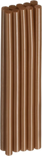 HARFINGTON 10pcs Hot Glue Sticks 0.28" Dia x 5.91" Long EVA Mini Hot Melt Adhesive Glue Stick for Hot Melt Gun Wood Plastic Glass Flowers Fabrics Foam, Brown