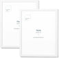 Opposite Wall - 11x14 in - White Solid Oak Wood Picture Frame - Lightweight, Versatile & Shatterproof - Wall Hanging Poster or Photo Frame - Wall Decor for Office, Gallery & Home - 2 Pack