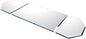 Plymor 36" x 12" Runner Set, 5mm Thick Beveled Glass Mirror, Pack of 2