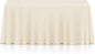 Lann's Linens - 10 Premium 90" x 156" Tablecloths for Wedding/Banquet/Restaurant - Rectangular Polyester Fabric Table Cloths - Ivory