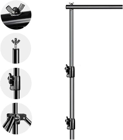 SLOW DOLPHIN Photo Video Studio 10ft (W) x 9.2ft (H) Heavy Duty Adjustable Photography Backdrop Stand Background Support System Kit with Carry Bag