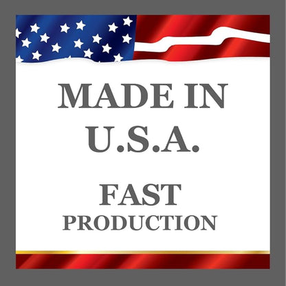 Car Magnet Signs Custom - 24"x12" (Set of 2), 30-mil Thickness with Rounded Corners (White)
