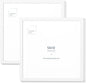 Opposite Wall - 12x12 in - White Solid Oak Wood Picture Frame - Lightweight, Versatile & Shatterproof - Wall Hanging Poster or Photo Frame - Wall Decor for Office, Gallery & Home - 2 Pack