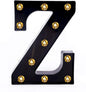 Foaky Black LED Marquee Number Lights Sign Light Up Marquee Number Lights Sign for Night Light Wedding Birthday Party Battery Powered Christmas Lamp Home Bar Decoration