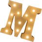 MUMUXI Marquee Light Up Letters | Large Light Up Numbers | Battery Powered and Bright with Every Letter of The Alphabet | for Wedding, Birthday, Party, Celebration, Christmas or Home Decoration (M)