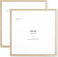 Opposite Wall - 16x16 in - Natural Solid Oak Wood Picture Frame - Lightweight, Versatile & Shatterproof - Wall Hanging Poster or Photo Frame - Wall Decor for Office, Gallery & Home - 2 Pack