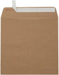 LUXPaper Square Invitation Envelopes | Peel & Press | 8" x 8" | Grocery Bag Brown | 70lb. Text | 50 Qty