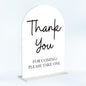 Please Take One Sign for Wedding Acrylic Arch Wedding Bridal Shower Baby Shower Welcome Table Signs for Ceremony and Reception Decor 7 x 5 Inches