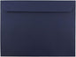 JAM PAPER 9 x 12 Booklet Premium Envelopes - Navy Blue - 50/Pack