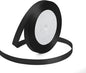 KMER LIFE 3/8 Inches x 25 Yards Black Satin Ribbon Solid Fabric Ribbons for Crafts, Wedding Decor, DIY Hair Accessories, Sewing, Gift Package Wrapping, Valentine's Day Bouquet and More