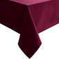 Hiasan Burgundy Tablecloth for Rectangle Tables - Waterproof, Spillproof & Wrinkle Resistant Washable Polyester Table Cloth for Dining/Party/Outdoor Picnic， 70 x 140 inch
