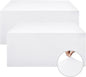 Nasitos White Fitted Table Covers for 5 Foot Tables - 60 x 30 Inch - 2 Pack Stretch Spandex Rectangle Table Clothes, Fabric Tablecloths for Parties, Trade Show, Craft Show, Birthday