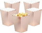 YESON Rose Gold Popcorn Boxes Mini Paper Popcorn Box for Party,Pack of 36