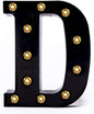 Foaky Black LED Marquee Number Lights Sign Light Up Marquee Number Lights Sign for Night Light Wedding Birthday Party Battery Powered Christmas Lamp Home Bar Decoration