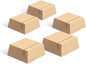 UNIQOOO Elegant Birch Wood Stand |1.2mm Slot, for Wedding Table Number Cardstock, Place Card Holder, Photo Display Stand, Small | for Event Decor, Retail Shop, Cafe Restaurant Menu, Business Card, Name Tag, 12 Pack