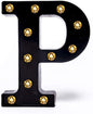 Foaky Black LED Marquee Number Lights Sign Light Up Marquee Number Lights Sign for Night Light Wedding Birthday Party Battery Powered Christmas Lamp Home Bar Decoration