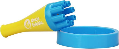 Uncle Bubble Blower for Kids and Toddlers 3, Uncle Bubble Mini Bubble Blower 3 Colors Family Set| Blow Thousands of Bubbles a Time