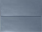 LUXPaper A7 Invitation Envelopes | Peel & Press | 5 1/4" x 7 1/4" | Anthracite Metallic | 80lb. Text | 250 Qty
