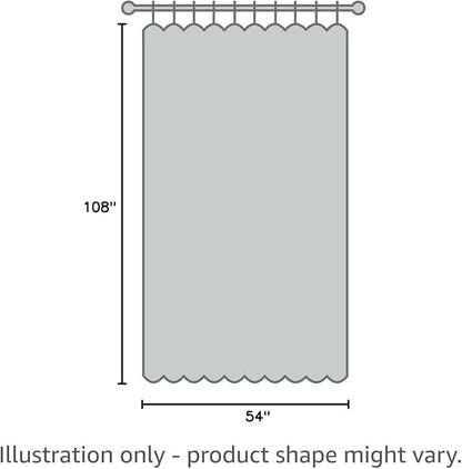 VISIONTEX Sheer Curtains 108 inch Length 2 Panels Set, White Voile Crushed Cream Vine Leaves Embroidery, Rod Pocket Embroidered Window Drapes for Living Room and Bedroom, 54" x 108"