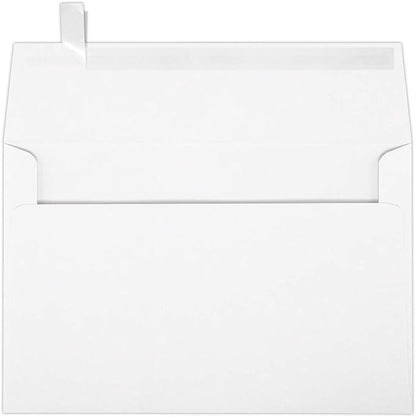 LUXPaper A9 Invitation Envelopes | Peel & Press | 5 3/4" x 8 3/4" | White | 80lb. Text | 50 Qty
