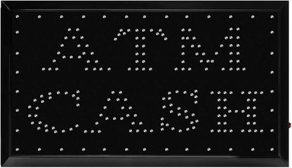 Boshen LED ATM Sign for Business Display Animated Motion Advertisement Board with Switch Flashing & Steady Mode Blue&Green&Red
