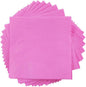 JAM PAPER Medium Lunch Napkins - 6 1/2 x 6 1/2 - Fuchsia Pink - 50/Pack