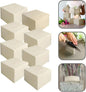 XCEL Floral Foam Block Unlike Any Other - Reusable Floral Blocks Flower Foam for Artificial Flower Arrangements (Cream - 4" x 4" x 3" (8 Pack))