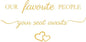 3 Pcs Wedding Seating Chart Decal Stickers DIY Our Favorite People Your Seat Awaits Vinyl Decal Wedding Sign Decor Seating Chart Board Mirror Stickers(Gold)