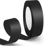 1 Inch 25 Yards Satin Ribbon Black, Solid Color Fabric Ribbon for Gift Wrapping, Wedding, Polyester Gift Ribbon for Birthday Party Decoration, Craft, Hair, Floral, Sewing