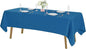 Rectangle Tablecloth 60x120 inch Washable Polyester Fabric Table Cloth for Wedding Party Dining Banquet Decoration（60x120, Mediterranean Blue）