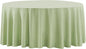 Round Tablecloth 132 Inch 2 Pack Sage Green Tablecloths Washable Decorative Linen Polyester Table Clothes Cover for Dining Table Banquets Buffet Parties and Wedding