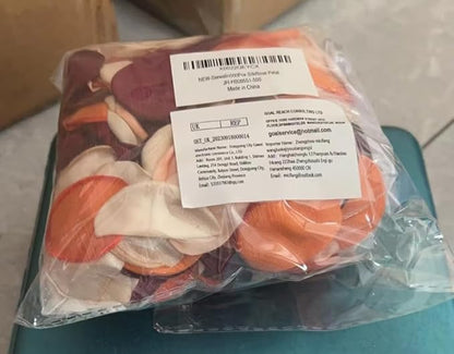 Serwalin 300Pcs Silk Pink Rose Petals Artificial Flower Petals for Wedding, Peach Pink Petals Bulk for Anniversary Decor,Party Romantic Decorations Table or Wedding Cake Decor(5 Color Mixes)