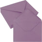 50 Pack 4x6 Envelopes Letter Size, Purple A4 Envelopes Self Seal for Wedding Invitation, Envelope 4.3x6.3 for Greeting Cards, Photos, Baby Shower, Graduation, Thank You Cards, Announcements