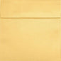 LUXPaper Square Invitation Envelopes | Peel & Press | 6 1/2" x 6 1/2" | Gold Metallic | 80lb. Text | 50 Qty