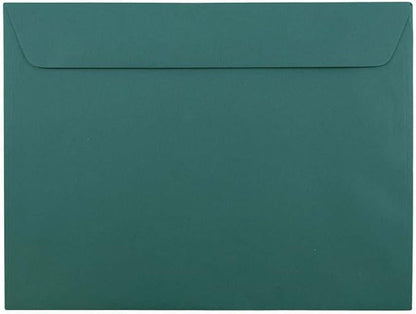 JAM PAPER 9 x 12 Booklet Premium Envelopes - Teal - 50/Pack