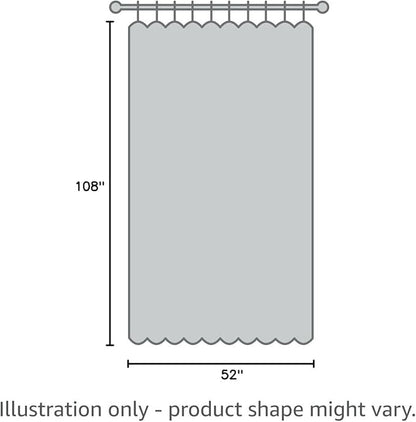 Window Ivory Sheer Curtains 108 Inches Long 2 Panels Sheer Curtain Basic Rod Pocket Panel for Bedroom Children Living Room Yard Kitchen (Ivory, 52" W x 108" L | 2 pcs)
