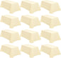 12 Packs 90 x 132 Inch Tablecloth, Beige Polyester Table Cloth for 6ft Rectangle Tables, Washable Fabric TableCover for Wedding Banquets Parties Buffet Dining Table