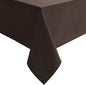 Hiasan Waterproof Tablecloth Rectangle - Washable Fabric Table Cloth for Dining Room Kitchen Birthday Party and Outdoor Use, Chocolate, 60 x 140 Inch