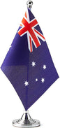 Australia Flag Australian Flags, Small Mini Australian Desk Flag, Used for Table Office Classroom Home Patriotic Events Decorations