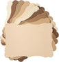 50 Pack Blank Kraft Cards Cardstock Thick Paper Brown Greeting Cards for DIY Gift Card Menus, Baby Shower and Wedding Invitations (Brown, 5x7IN)