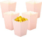 YESON Pink Popcorn Boxes Mini Paper Popcorn Box for Party,Pack of 36
