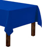 Gee Di Moda Rectangle Tablecloth - 60 x 126 Inch Royal Blue Table Cloth for 8 Foot Rectangle Table - Heavy Duty Washable Fabric - for 8 Ft Buffet Table, Holiday Party, Dinner, Wedding & Baby Shower