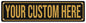 Custom Street Signs - Custom Metal Sign - Personalized Road Sign - 4"x16" - Minimalist Style - For Home, Office, Business & More